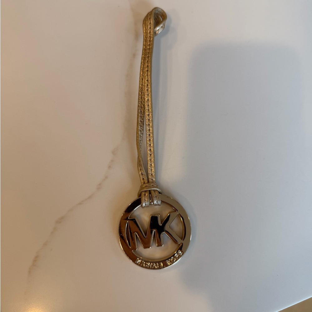 Michael Kors Gold-Tone Logo Charm